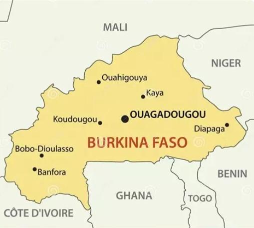 Carte burkina faso